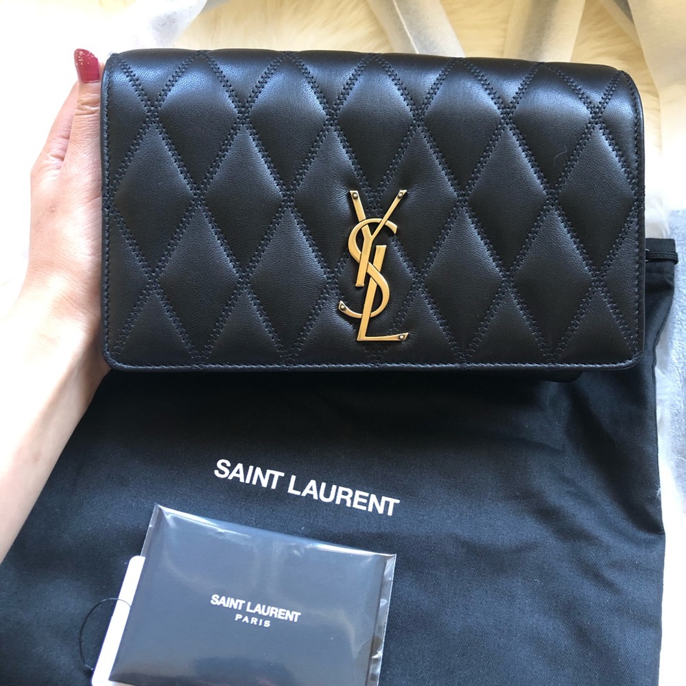 【sold】New authentic Saint Laurent Angie quilted - Picture 3 of 8